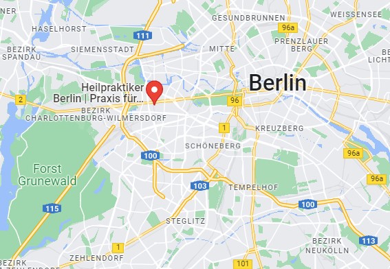 Screenshot Maps Berlin mit Schillerstraße 40